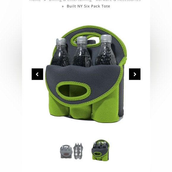 BUILT NY Green Insulated Tote - Picture 1 of 3